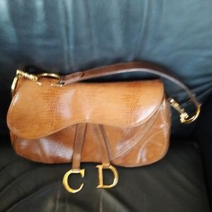 Original Christian Dior saddle bag